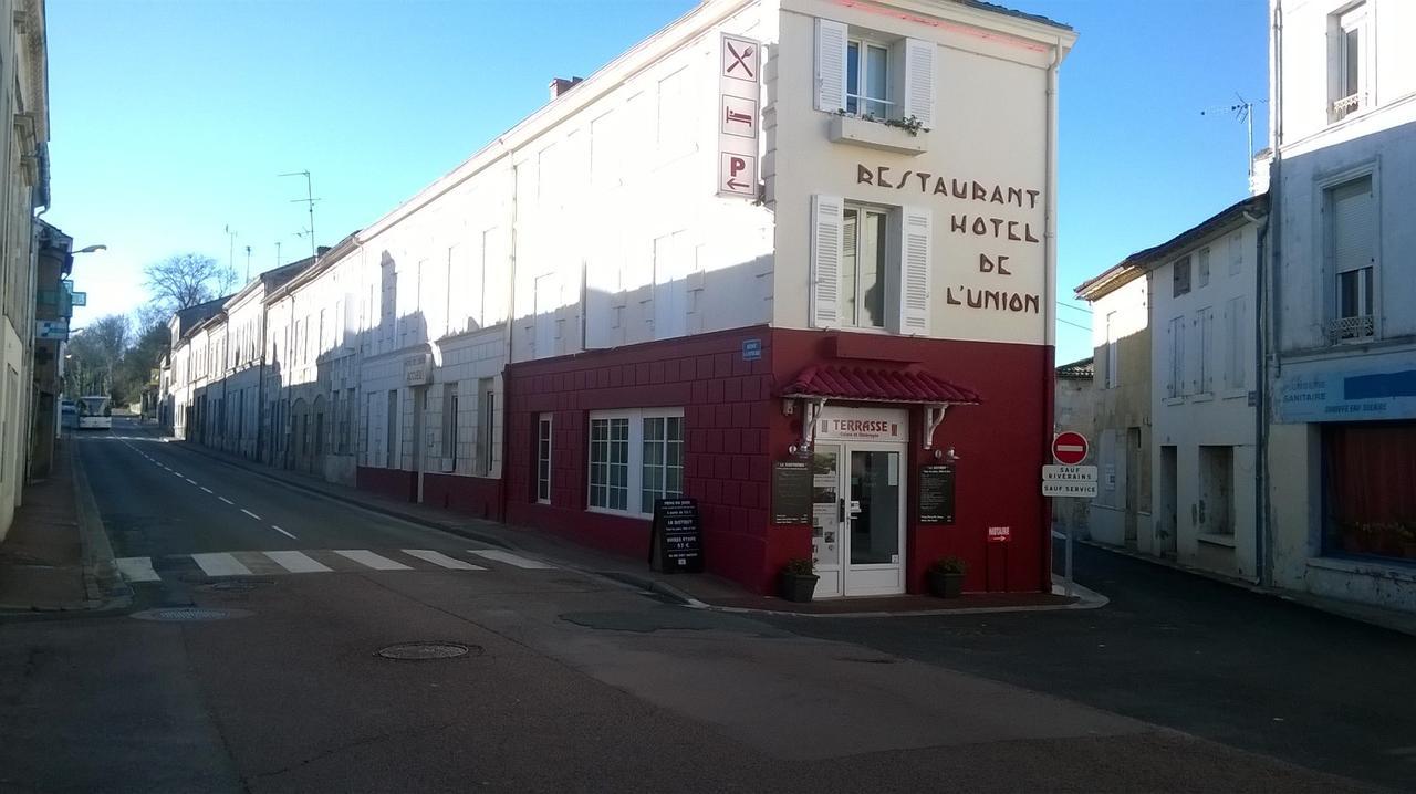 Hôtel Restaurant de l'Union Mirambeau (Charente-Maritime) Exterior foto